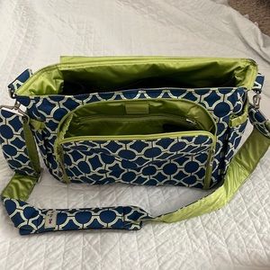Jujube diaper bag with changing pad